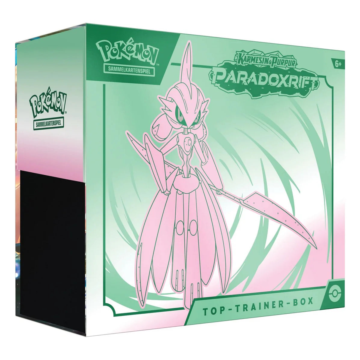 Pokémon Paradoxrift Top-Trainer-Box Eisenkrieger Zukunft Deutsch