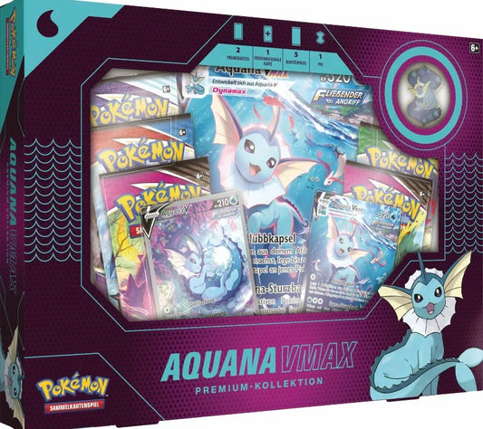 Pokémon Aquana VMAX Premium Kollektion Deutsch