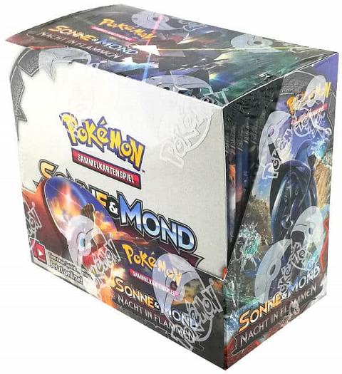 Pokemon Sonne & Mond Nacht in Flammen - Display DE